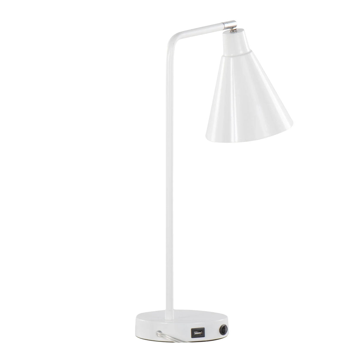 Pix - Contemporary Task Lamp Built In USB Port - Furniture Home Direct