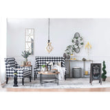 Farmhouse Chandeliar Distressed Pendant French Country Wood Chandelier For Living Room Foyer, Bulb Not Included - Antique Cream - Furniture Home Direct