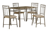 5 Pieces Dining Table Set, Small, Rectangular - Furniture Home Direct