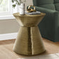 Drum Accent Side Table, Contemporary & Modern Elegant Design - Furniture Home Direct
