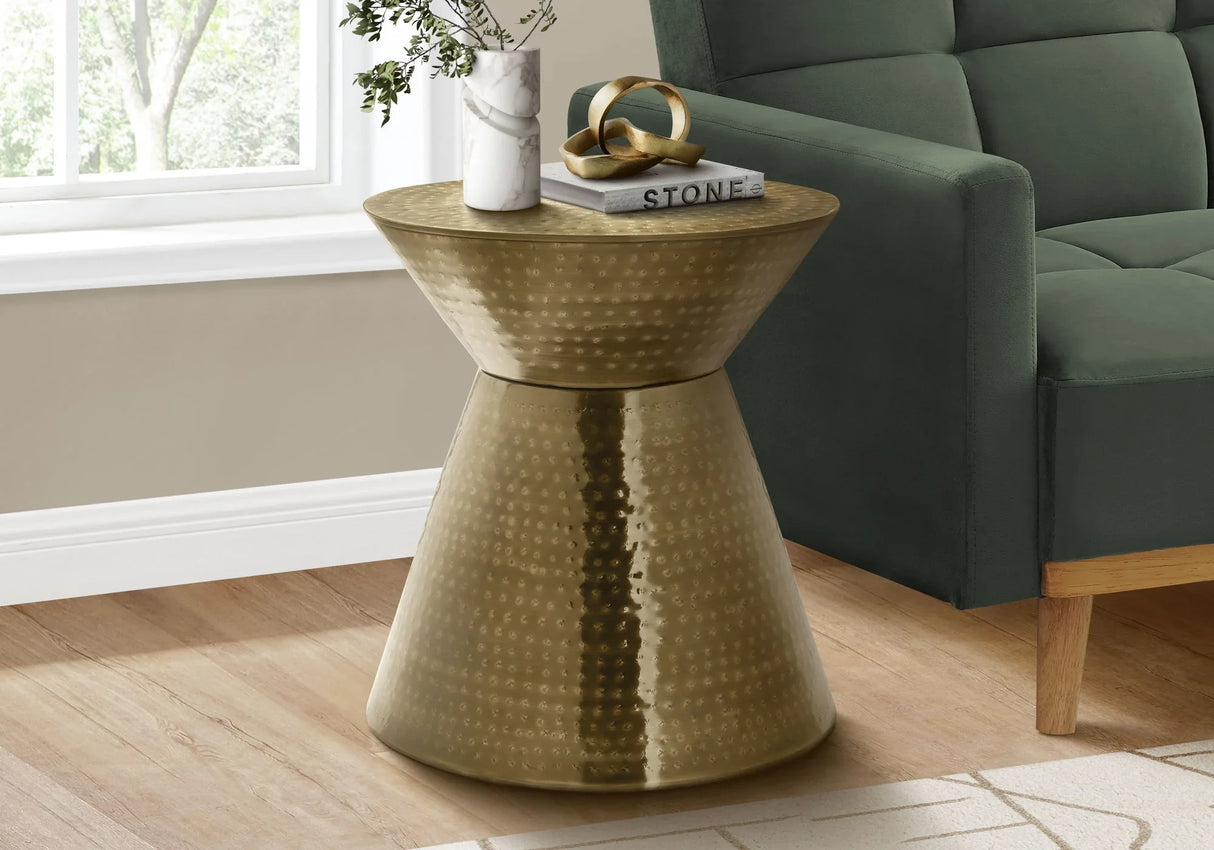 Drum Accent Side Table, Contemporary & Modern Elegant Design - Furniture Home Direct