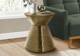 Drum Accent Side Table, Contemporary & Modern Elegant Design - Furniture Home Direct