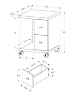 Office, File Cabinet, Printer Cart, Rolling File Cabinet, Mobile, Storage, Contemporary & Modern - Furniture Home Direct