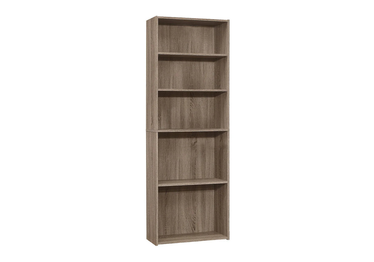 Bookshelf, Bookcase, 6 Tier, For Office, Transitional - Furniture Home Direct