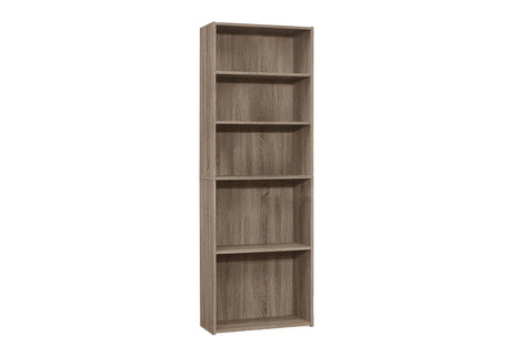 Bookshelf, Bookcase, 6 Tier, For Office, Transitional - Furniture Home Direct