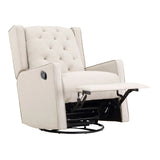 Milah - Gliding Swivel Recliner Tufted - Furniture Home Direct
