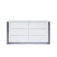 Moon - Smooth Dresser With LED - White - Furniture Home Direct