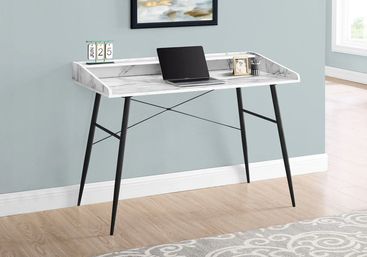 Computer Desk For Home Office, Laptop Storage Shelves, Contemporary & Modern - Furniture Home Direct