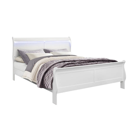 Charlston - 5 Piece Bedroom Set With LED Headboard - Furniture Home Direct