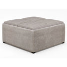Avalon - Square Coffee Table, Storage Ottoman - Furniture Home Direct