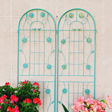 Metal Garden Trellis Rustproof Trellis For Climbing Plant Outdoor Flower Support - Furniture Home Direct