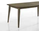 Bistro - Dining Table With Off White Fabric Dining Chairs - Furniture Home Direct