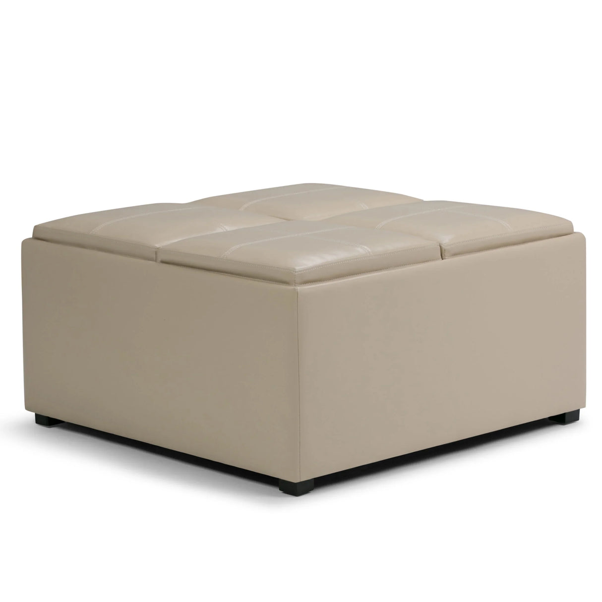 Avalon - Square Coffee Table, Storage Ottoman - Furniture Home Direct