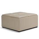Avalon - Square Coffee Table, Storage Ottoman - Furniture Home Direct