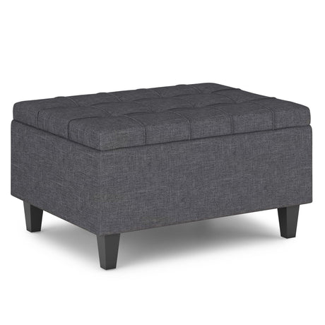 Harrison - Upholstered Coffee Table Storage Ottoman - Furniture Home Direct