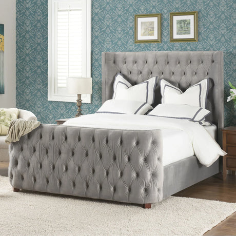 Brooklyn - Tufted Panel Bed Headboard And Footboard Set - Furniture Home Direct