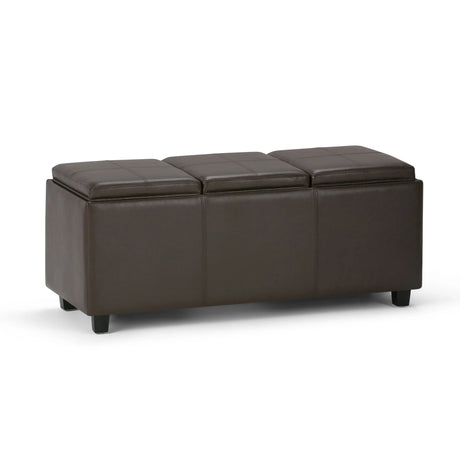 Avalon - Upholstered Storage Ottoman - Furniture Home Direct