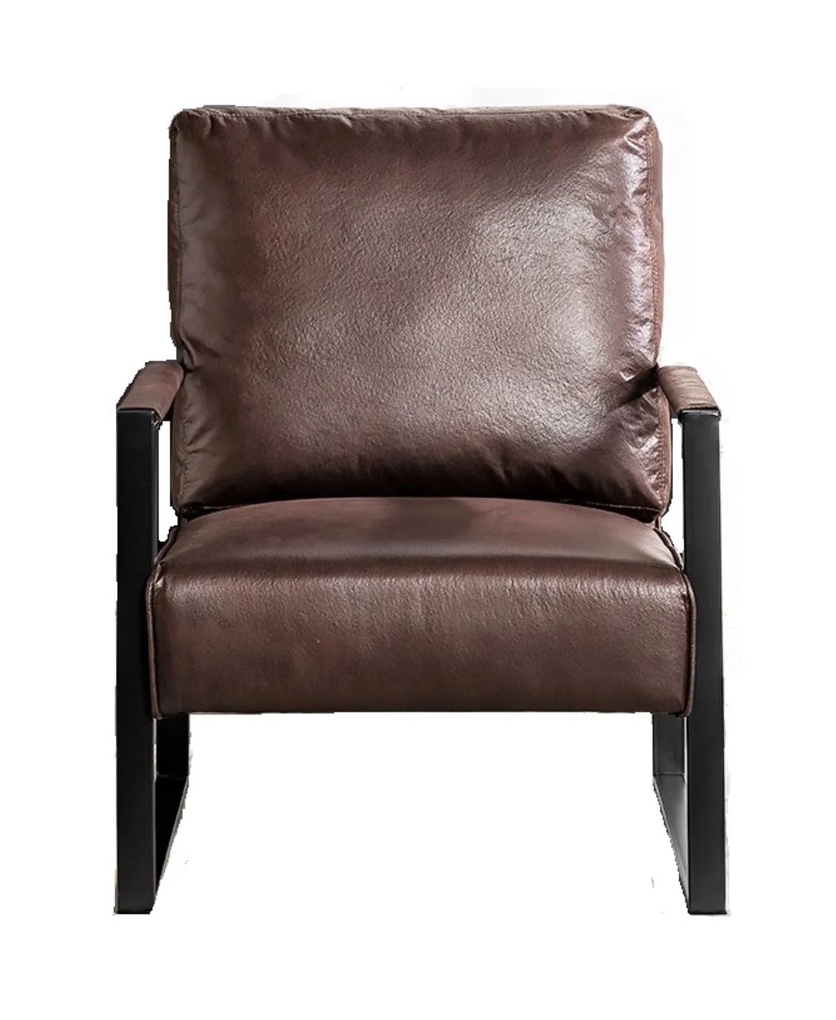 Classic Mid Century Modern Accent Chair With Durable Square Metal Frame, Armchair - Furniture Home Direct