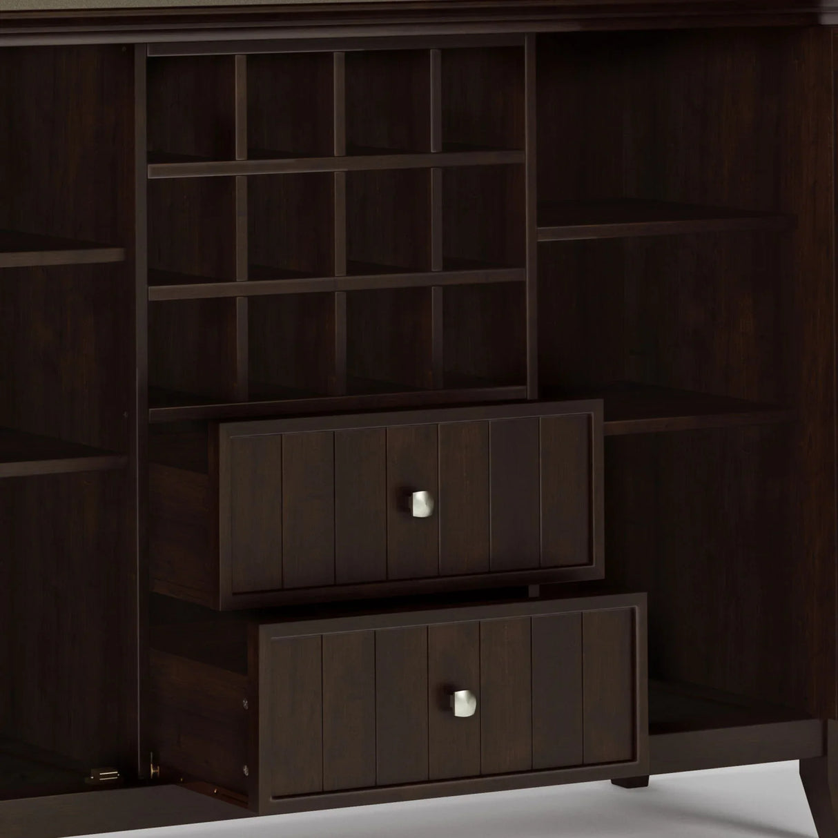 Bedford - Wine Rack - Dark Chestnut Brown - Furniture Home Direct