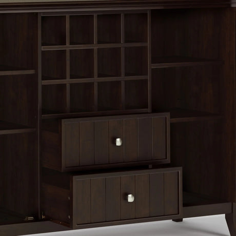 Bedford - Wine Rack - Dark Chestnut Brown - Furniture Home Direct