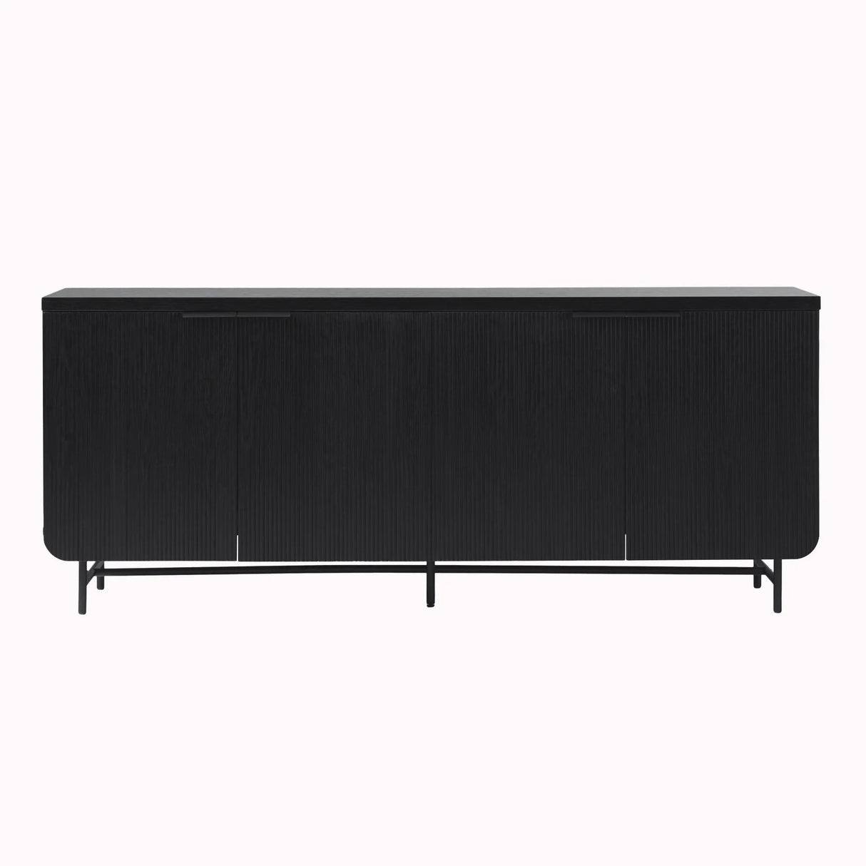 Modern Fluted Door Minimalist Storage Sideboard - Furniture Home Direct