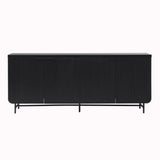 Modern Fluted Door Minimalist Storage Sideboard - Furniture Home Direct