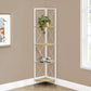 Bookshelf, Bookcase, Etagere, Corner, 4 Tier, Office, Marble Look Contemporary & Modern - Furniture Home Direct