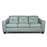 Modern Tufted Leather Sofa - Furniture Home Direct