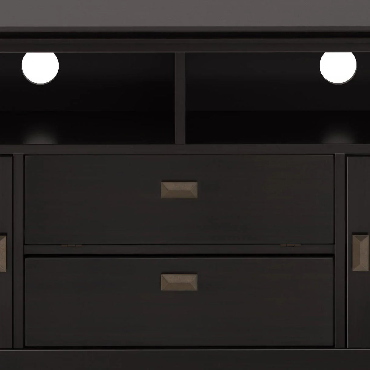 Artisan - TV Media Stand - Hickory Brown - Furniture Home Direct