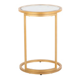 Zenn - Round End Table With Stylish Design - Furniture Home Direct