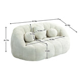 Bean Bag Lazy Sofa Durable Comfort Lounger High Back Bean Bag Chair Couch - Furniture Home Direct