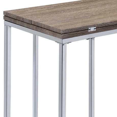 Danson - Weathered Accent Table - Oak - Furniture Home Direct