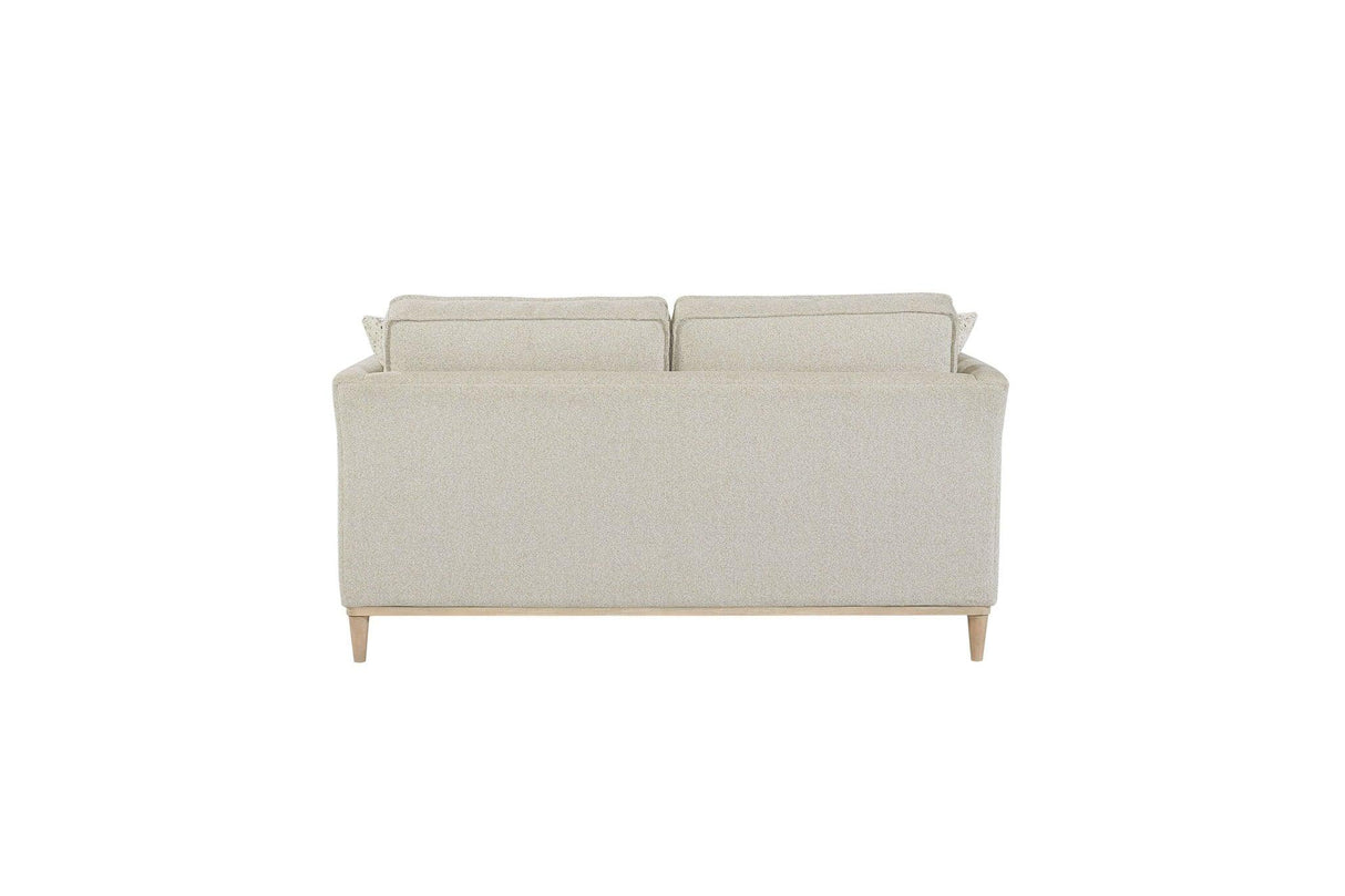 Loveseat With 2 Reversable Cushions And 2 Pillows - Off White - Furniture Home Direct