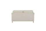 Loveseat With 2 Reversable Cushions And 2 Pillows - Off White - Furniture Home Direct