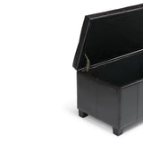 Dover - Upholstered Storage Ottoman Bench - Furniture Home Direct