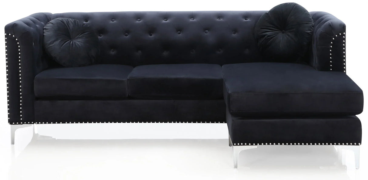 Pompano - Micro Suede Sofa Chaise - Furniture Home Direct