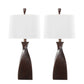 Curvo - Contemporary Polyresin Table Lamp (Set of 2) - Furniture Home Direct
