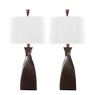 Curvo - Contemporary Polyresin Table Lamp (Set of 2) - Furniture Home Direct