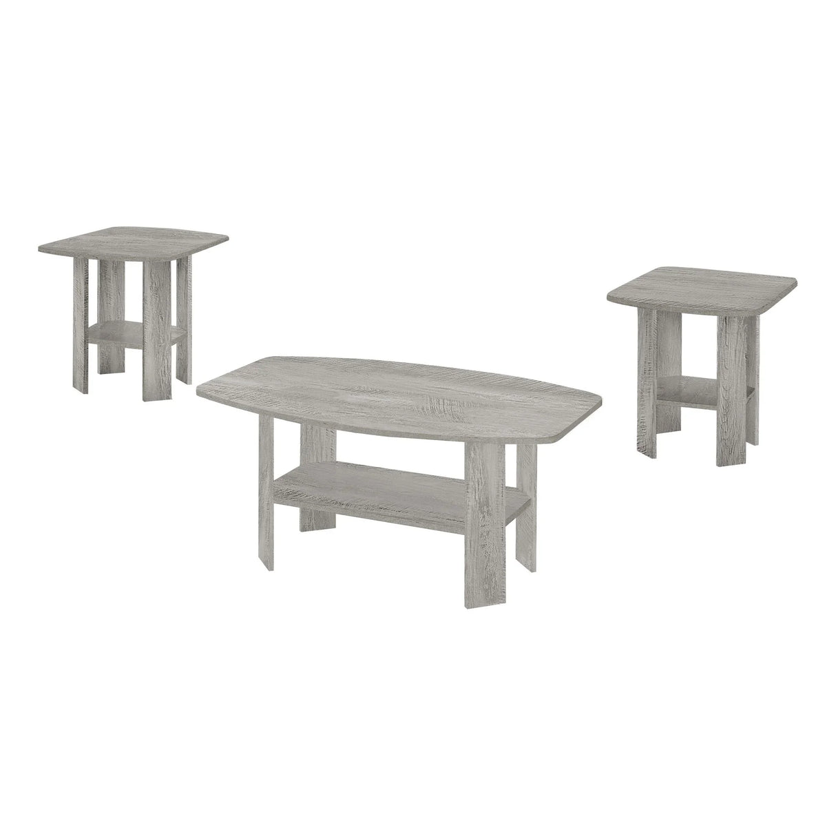 Table Set, Coffee, End, Side, Accent For Living Room (Set of 3) - Furniture Home Direct