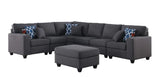 Cooper - Comfort Sectional Sofa With Ottomans And Cupholder - Furniture Home Direct