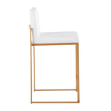Fuji - Contemporary High Back Stylish Counter Stool - Furniture Home Direct