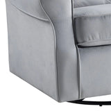 Zeger - Glider Chair With Swivel - Gray - Furniture Home Direct