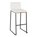 Mason Mara - Contemporary, Fixed Height Barstool (Set of 2) - Furniture Home Direct