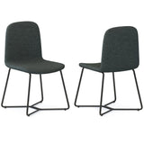 Wilcox - Dining Chair (Set of 2) - Charcoal Gray - Furniture Home Direct