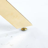 Dining Table With Cross Metal Leg And Tempered Glass, Modern Space Saving Kitchen Table For Living Room Legs, Square Table - Furniture Home Direct