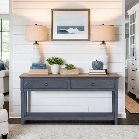 Americana - Console Table - Blue - Furniture Home Direct