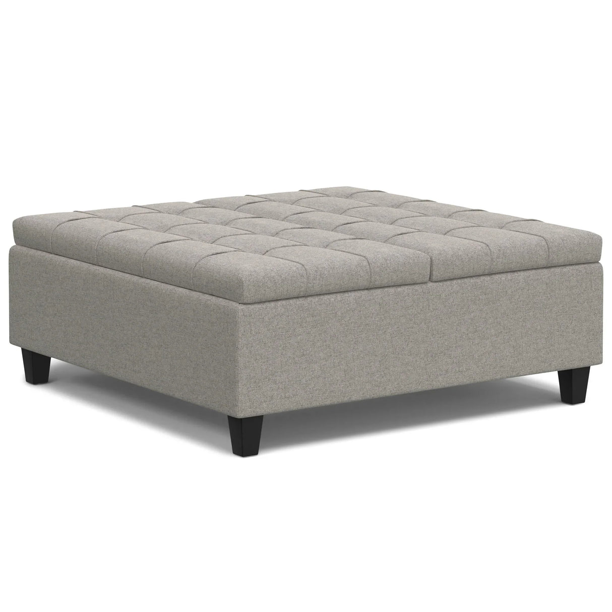 Harrison - Upholstered Coffee Table Storage Ottoman - Furniture Home Direct