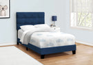 Bed, Upholstered, Frame Only, Transitional - Furniture Home Direct