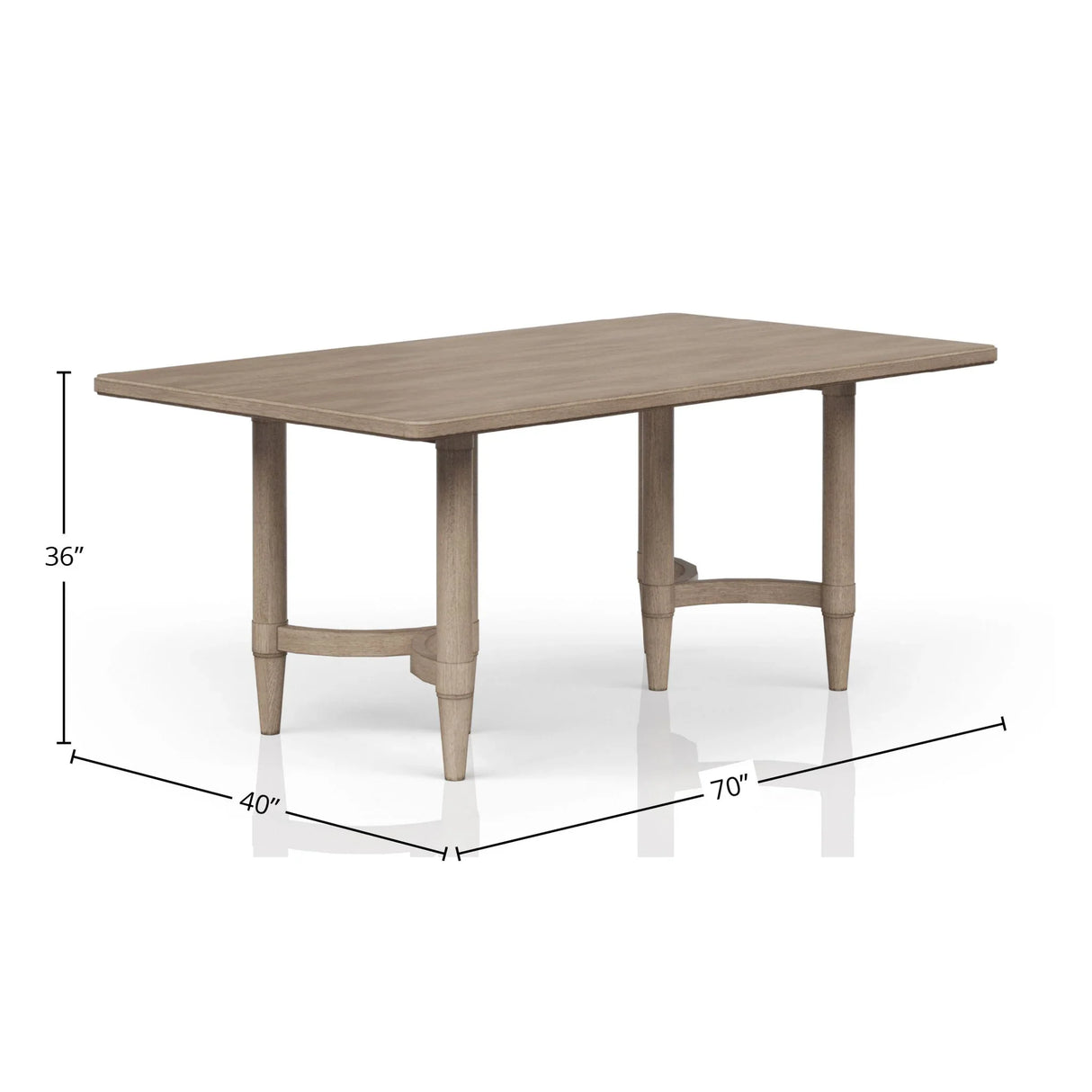 Counter Height Dining Table Colored - Sand - Furniture Home Direct