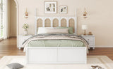 Platform Bed With With 2 Big Drawers With Trundle - Furniture Home Direct